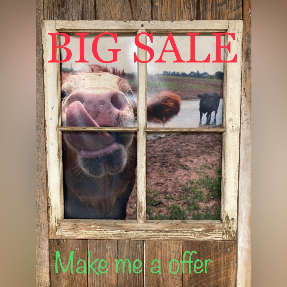 All items must go to make room for new to come in:)